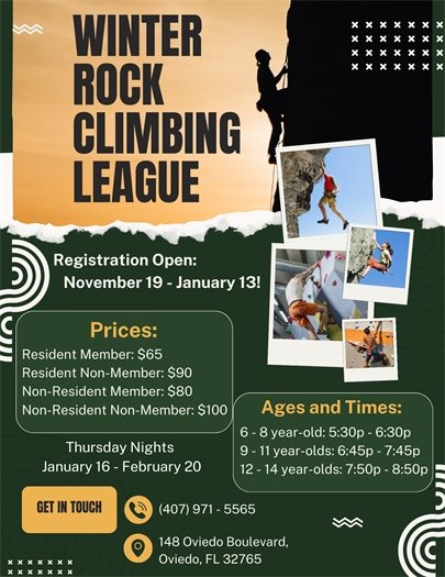Winter Rock Climbing League
