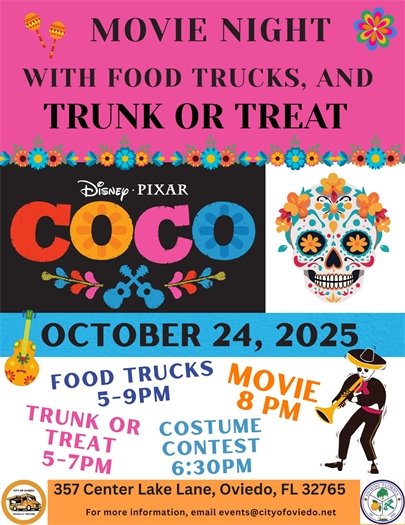 October Food Truck and Movie Night