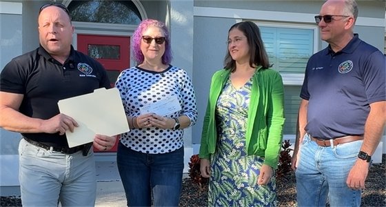 Rebate Check Presentation