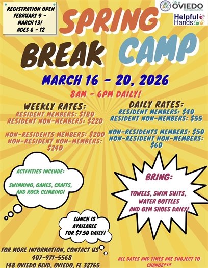 Spring Break Camp