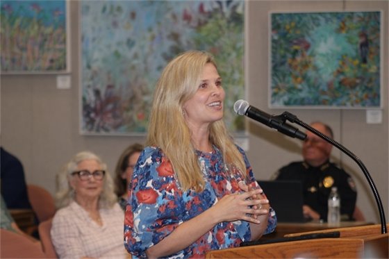 Kathleen Safi Speaking to Council