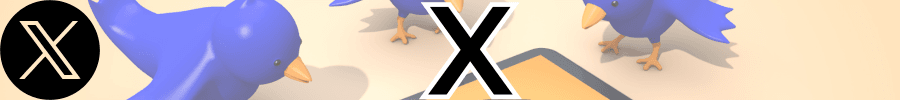 x banner