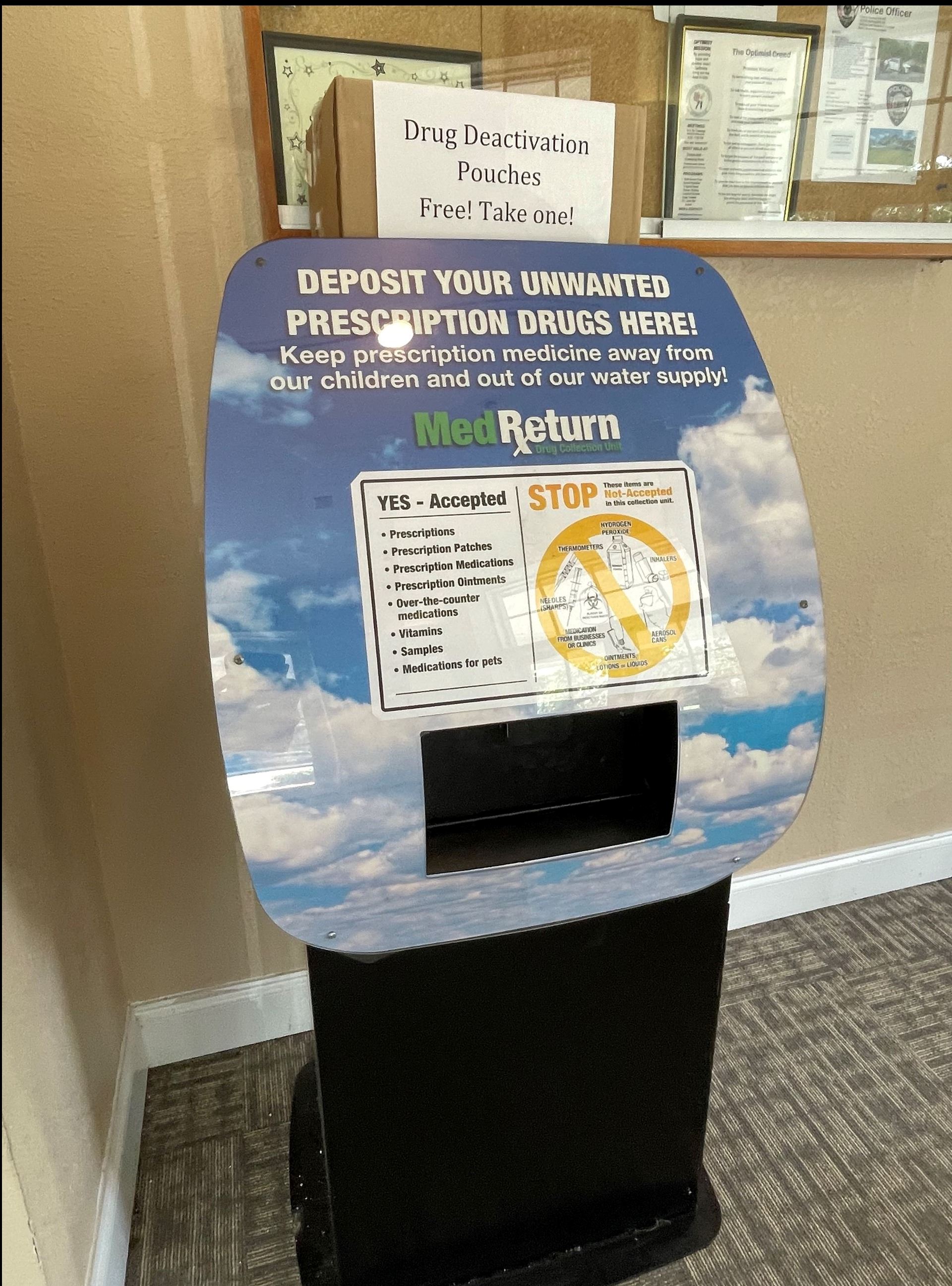 Prescription Pill Drop Off